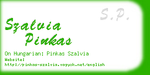 szalvia pinkas business card